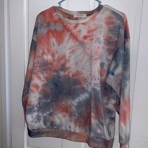 Full Circle tie dye pullover- thin